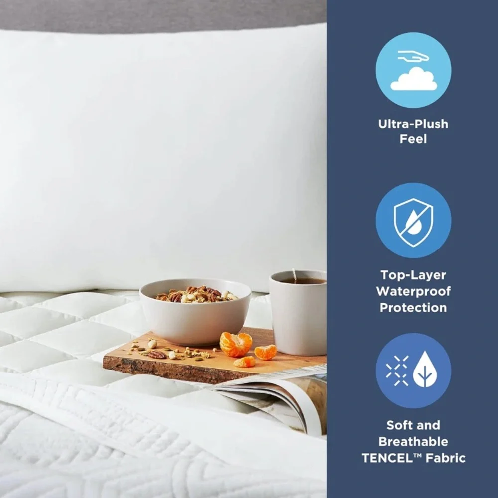 Dr. Oz Good Life Safe in Bed Mattress Pad Waterproof Mattress Protector (Full)